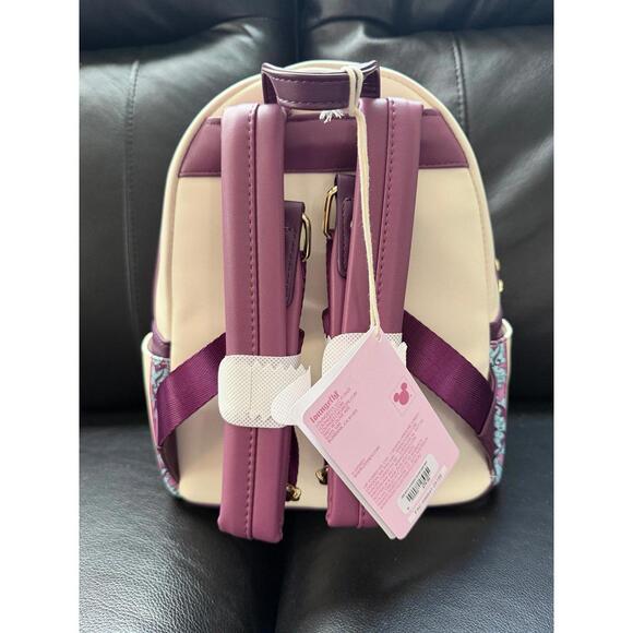 Loungefly Disney Beauty and the Beast Belle Stained Glass Portrait Backpack NWT - Picture 6 of 6